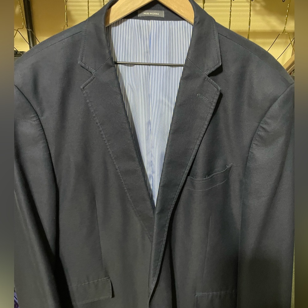 Stafford 48R Blue Sport-coat